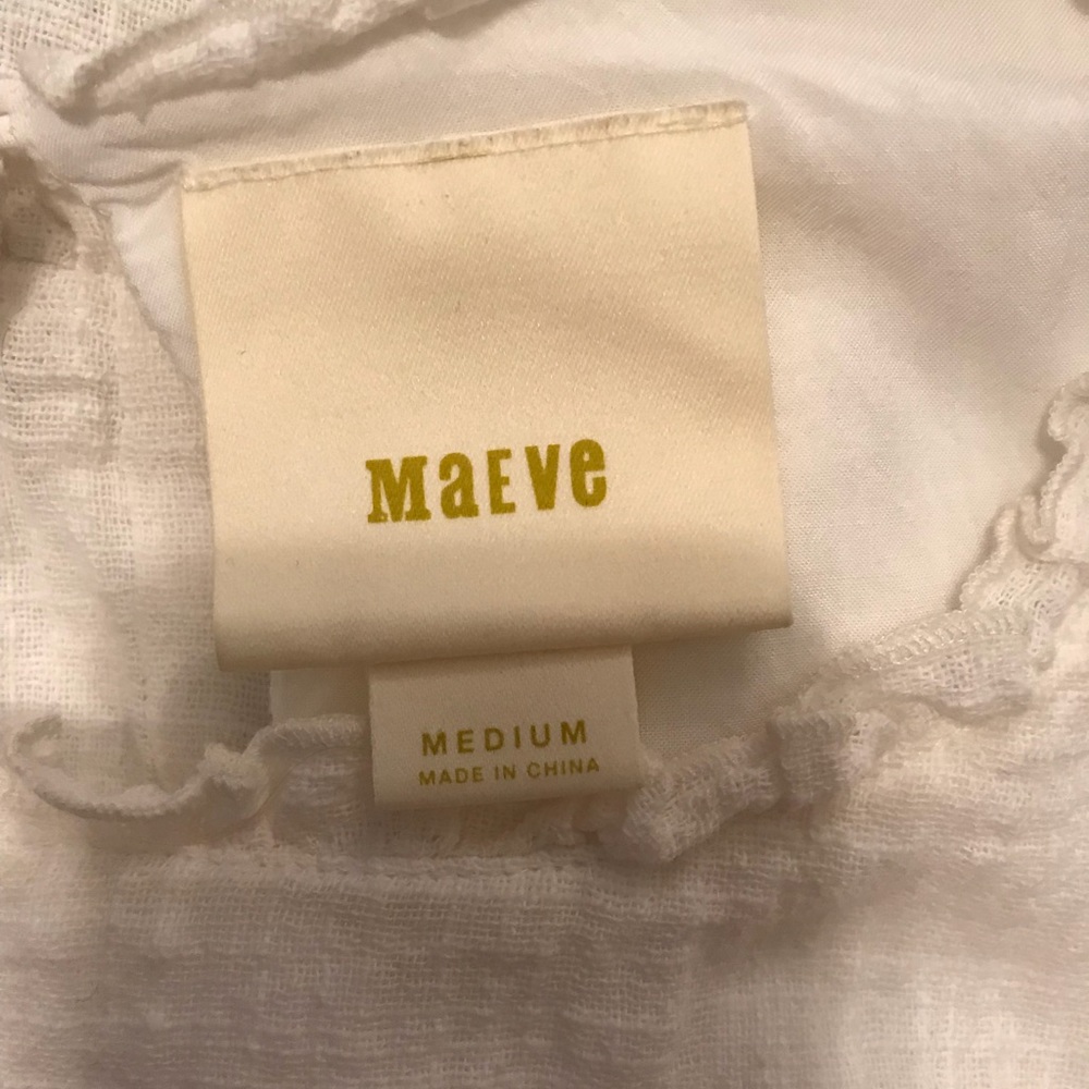 White Ruffle Blouse - Picture 3 of 3